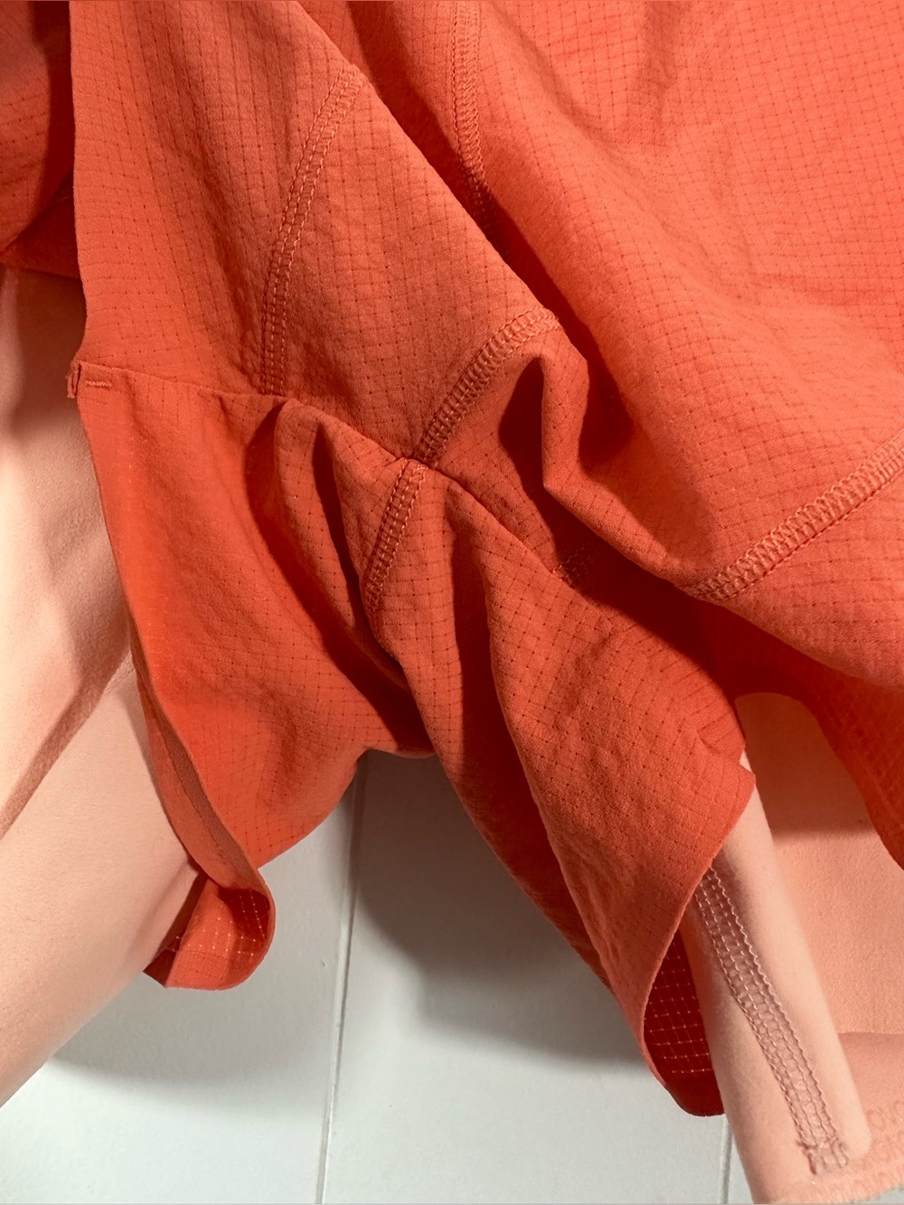 Outdoor Voices Size XXL Orange Jog Short 2-in-1 Layered Built In Liner Athletic - Picture 4 of 14